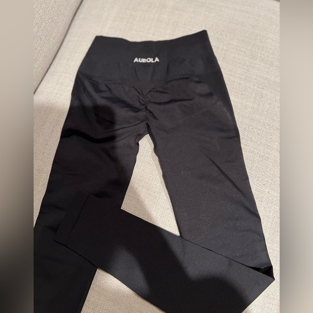 AUROLA Workout Leggings for Women Seamless Scrunch Tights Tummy Control Gym Fit